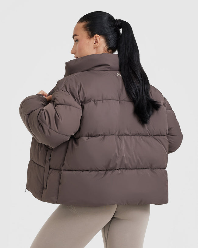 Women s Puffer Jacket Deep Mauve Oner Active EU