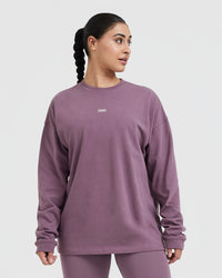 Raising The Bar Graphic Unisex Long Sleeve Top | Vintage Purple