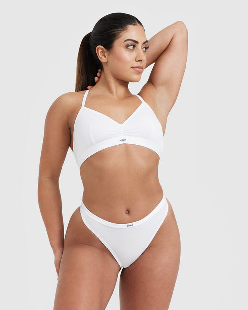 Oner Modal Soft Classic Bralette | White