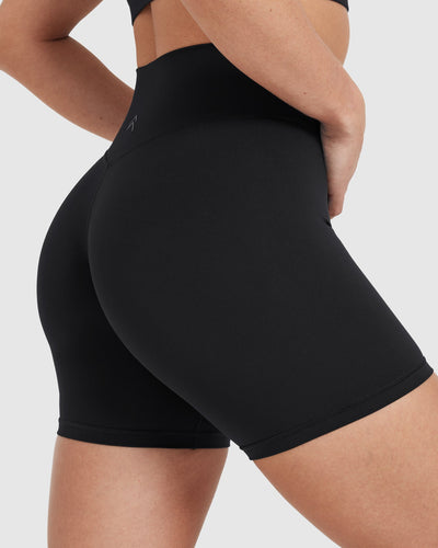 High waisted active shorts best sale