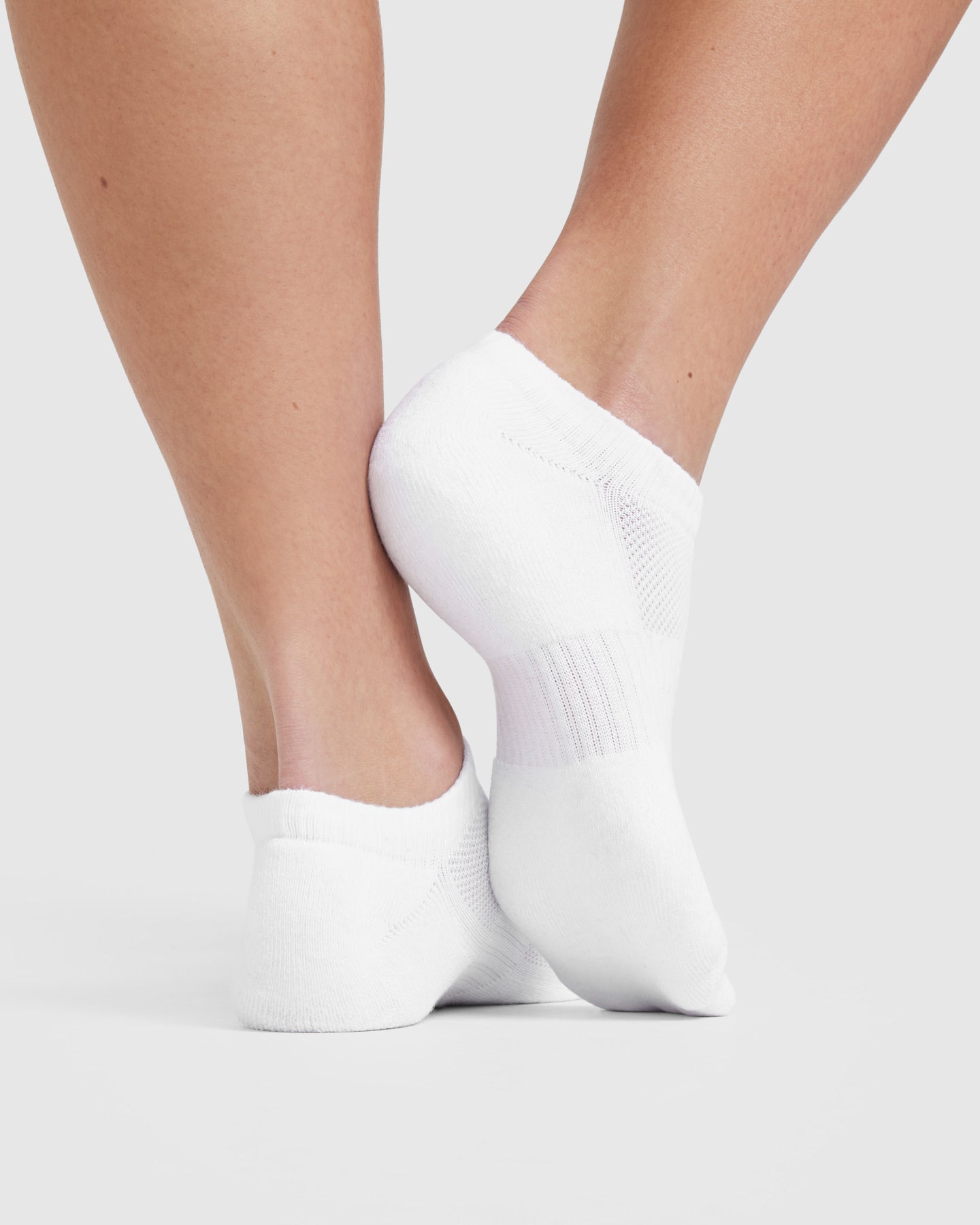 White Sports Socks Womens 3 Pack Trainer Liner Oner Active Eu