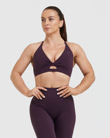 UnifiedMove Twist Sports Bra | Blackberry Purple
